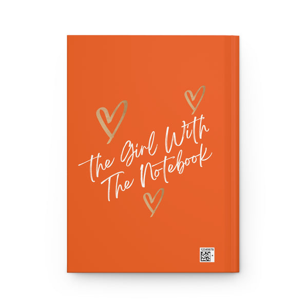 TGWTN Hardcover Journal: Brown/White | Orange