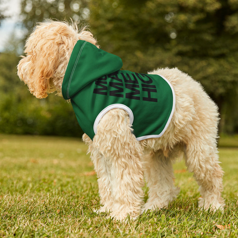 MMMH Pet Hoodie: Dark Green | Black