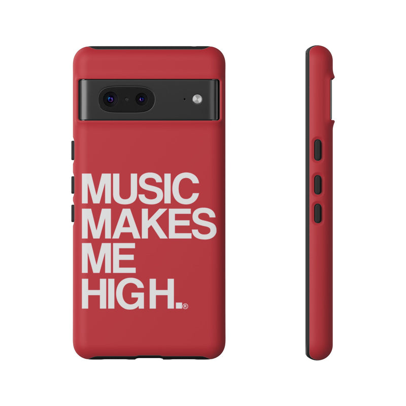 MMMH Classic Phone Case: Dark Red | White