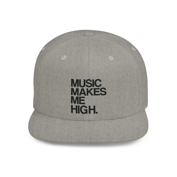 MMMH Classic Snapback: Grey_Black Lettering