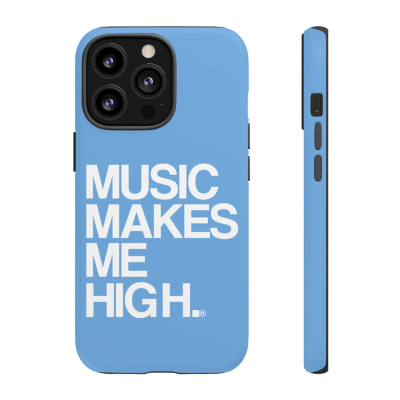 MMMH Classic Phone Case: Light Blue | White