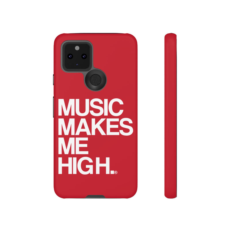 MMMH Classic Phone Case: Dark Red | White