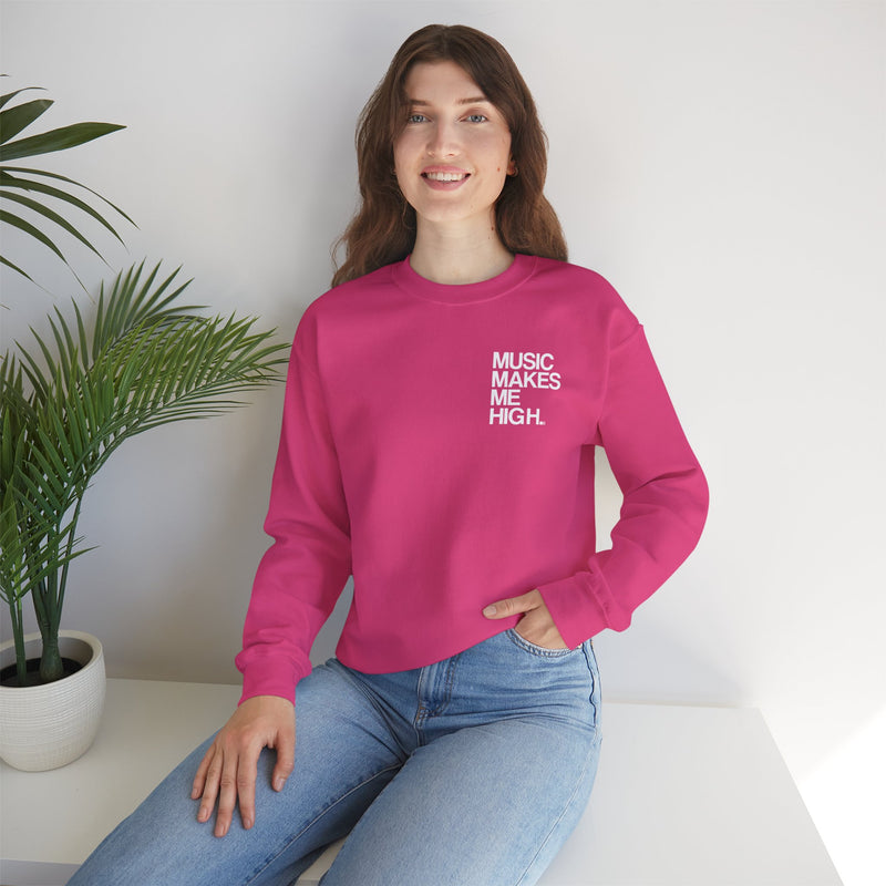 MMMH Unisex Sweatshirt: Heliconia | White Lettering