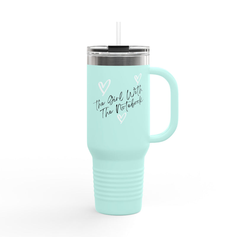 TGWTN Insulated Mug: White/Black | Teal