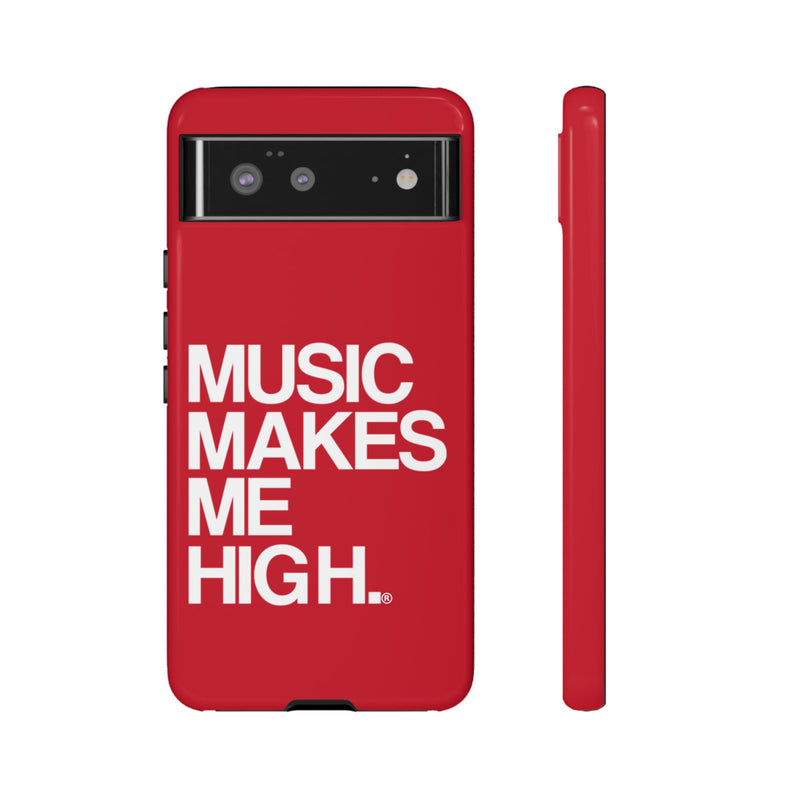 MMMH Classic Phone Case: Dark Red | White