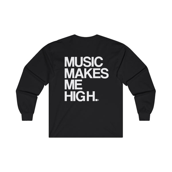 MMMH Unisex Long Sleeve Tee: Black | White