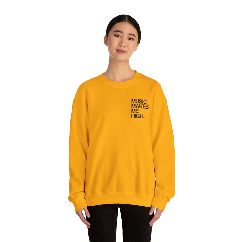 MMMH Unisex Sweatshirt: Gold | Black Lettering