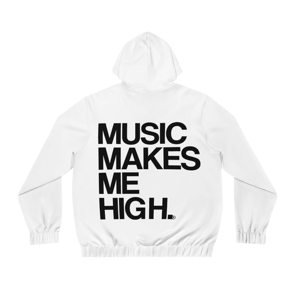 MMMH Unisex Zip Hoodie: White | Black