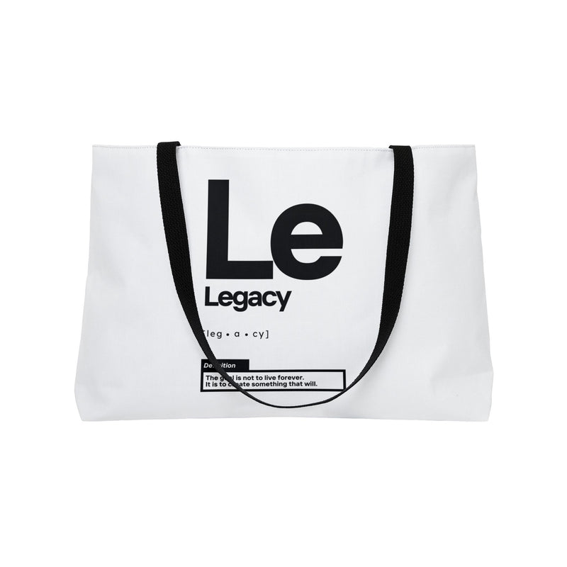 NOVL Weekender Bag (Black Handle): Legacy White | Black