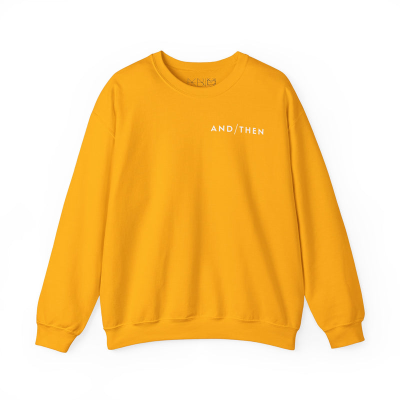 IJTT Unisex Sweatshirt: AT Slash White | Gold