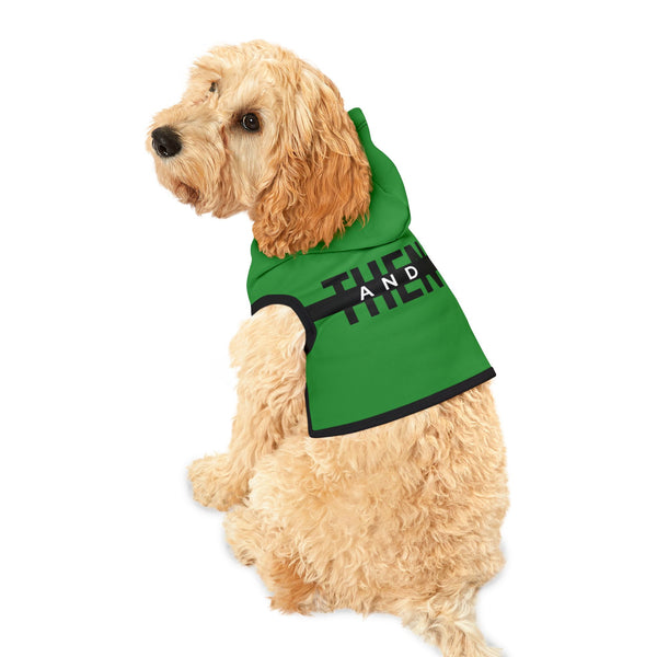 IJTT Pet Hoodie: AT Strike Black | Irish Green