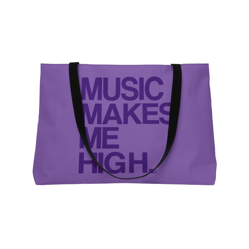 MMMH Weekender Bag (Black Handle): Light Purple | Purple