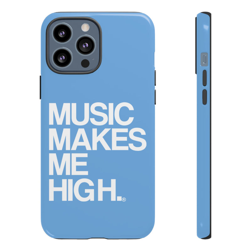 MMMH Classic Phone Case: Light Blue | White