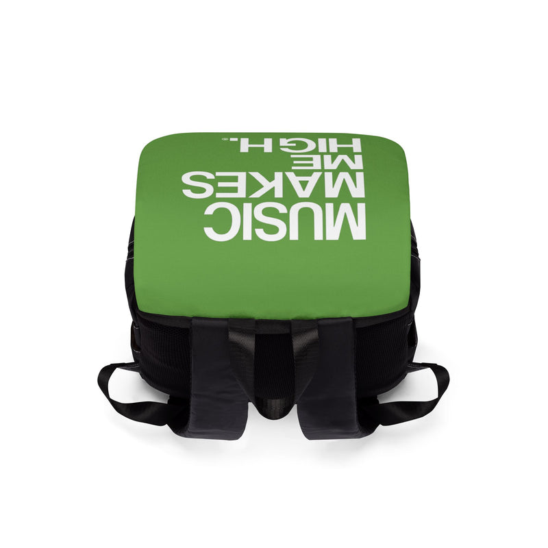 MMMH Backpack: Green | White Lettering