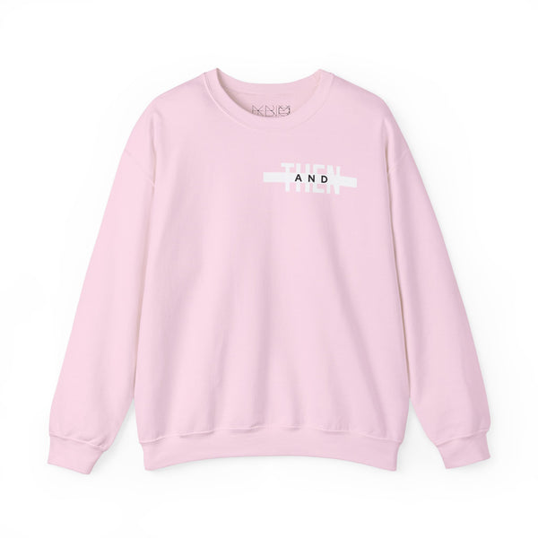 IJTT Unisex Sweatshirt: AT Strike White | Light Pink