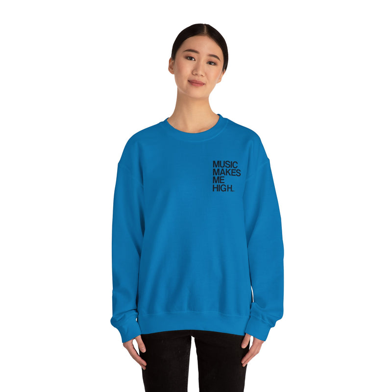 MMMH Unisex Sweatshirt: Sapphire | Black Lettering