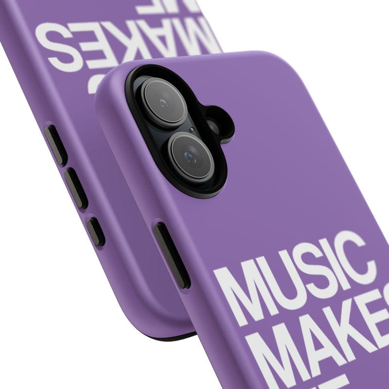 MMMH Classic Phone Case: Light Purple | White