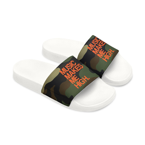 MMMH Unisex Sandals: Camo/White | Orange