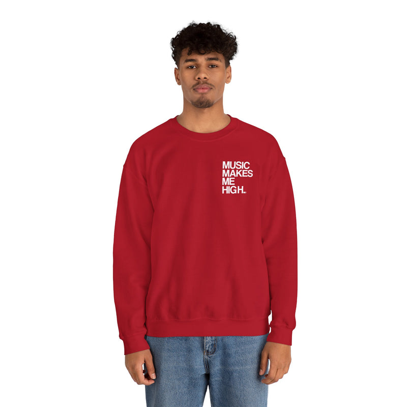 MMMH Unisex Sweatshirt: Cherry Red | White Lettering