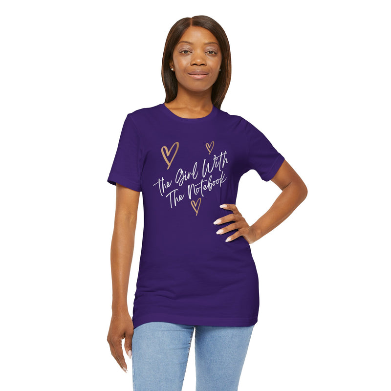TGWTN Unisex T-Shirt: Brown/White | Purple