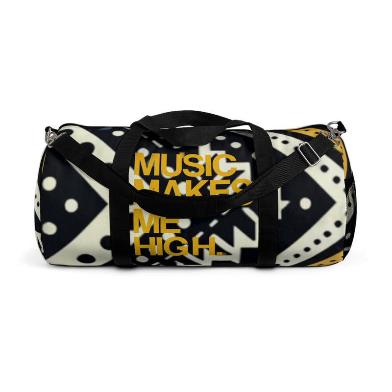 MMMH Duffel Bag: Black Abstract | Yellow