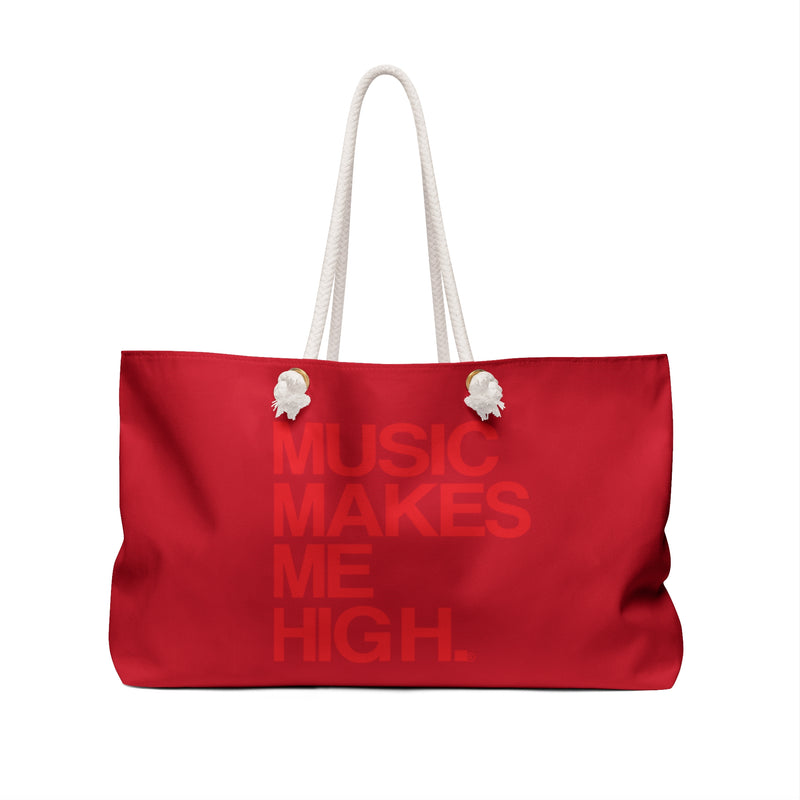 MMMH Weekender Bag (Rope Handle): Dark Red | Red