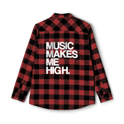 MMMH Unisex Flannel Shirt: Red | White