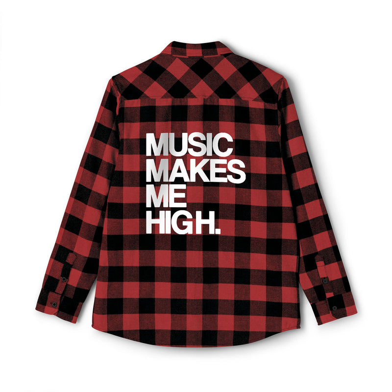 MMMH Unisex Flannel Shirt: Red | White