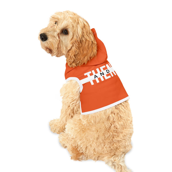 IJTT Pet Hoodie: AT Strike White | Orange