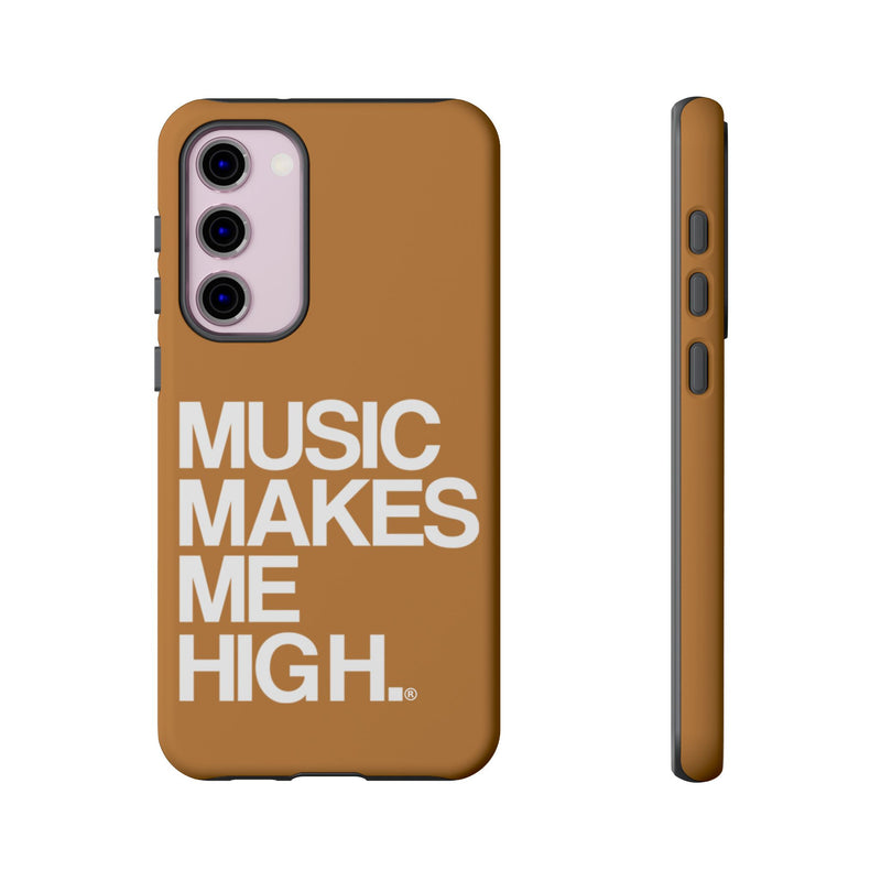 MMMH Classic Phone Case: Light Brown | White