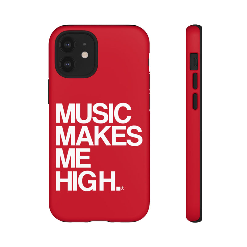 MMMH Classic Phone Case: Dark Red | White