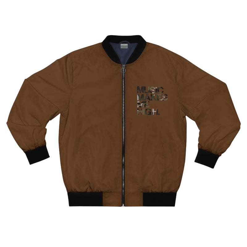 MMMH Bomber Jacket: Brown | Camo Lettering