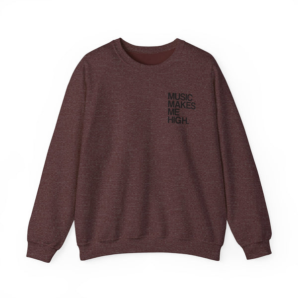 MMMH Unisex Sweatshirt: Heather Sport Dark Maroon | Black Lettering