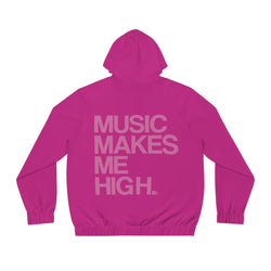 MMMH Unisex Zip Hoodie: Pink | Light Pink