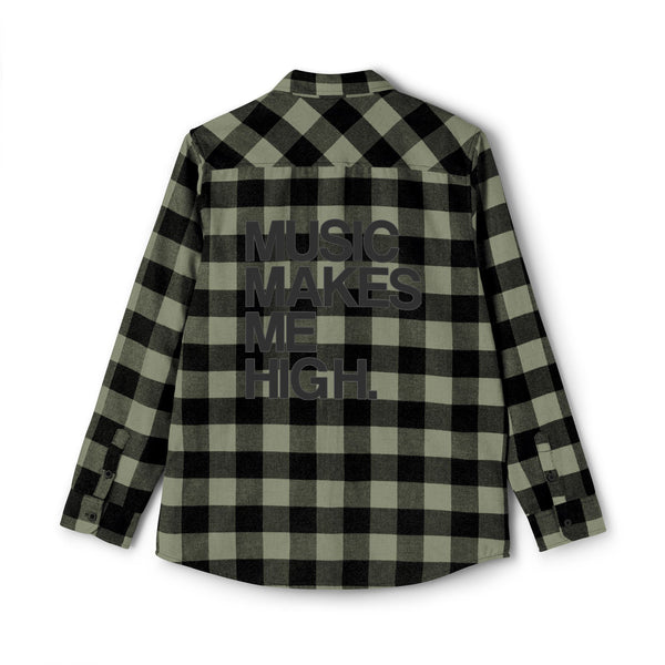 MMMH Unisex Flannel Shirt: Olive | Black