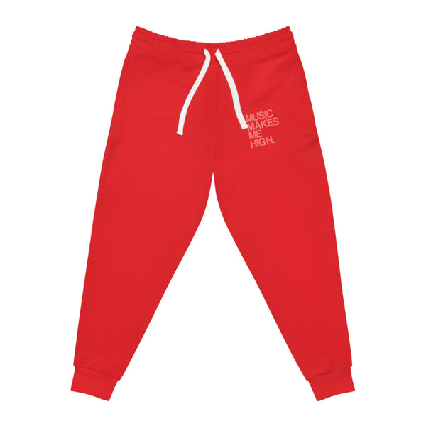 MMMH Unisex Joggers: Red | Light Red