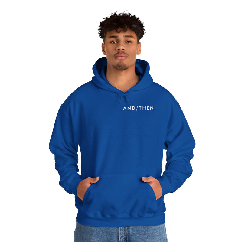 IJTT Unisex Hoodie: AT Slash White | Royal Blue