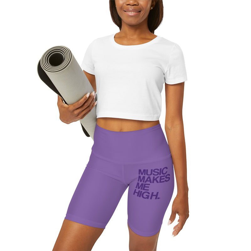 MMMH Yoga Shorts: Light Purple | Purple