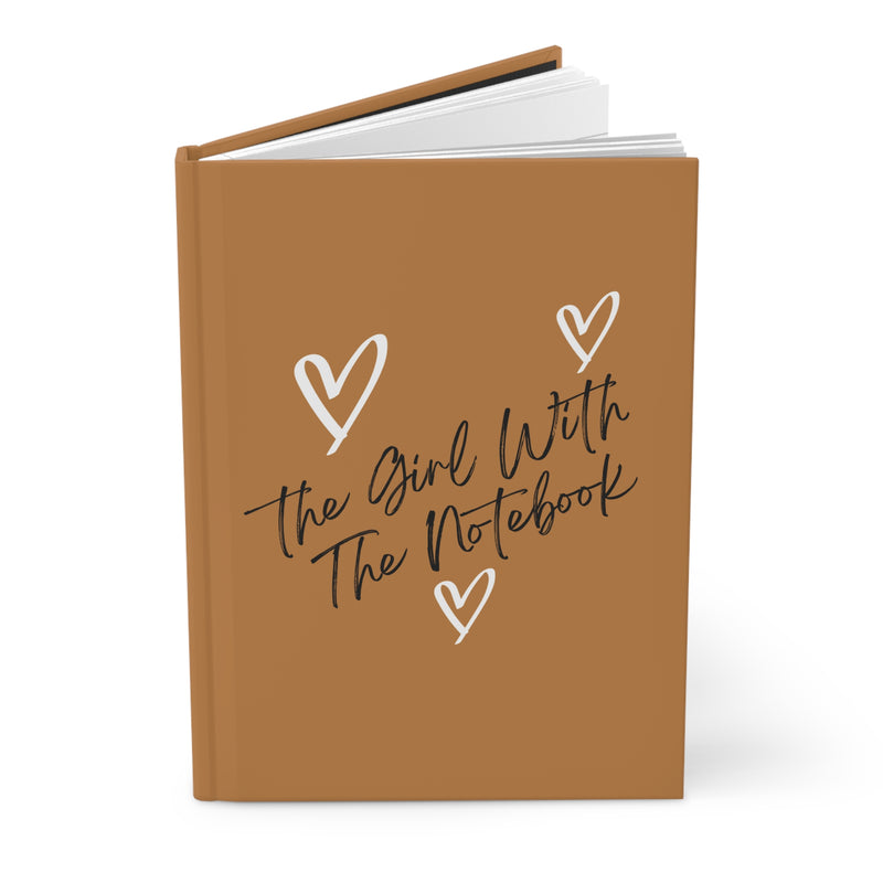 TGWTN Hardcover Journal: White/Black | Light Brown