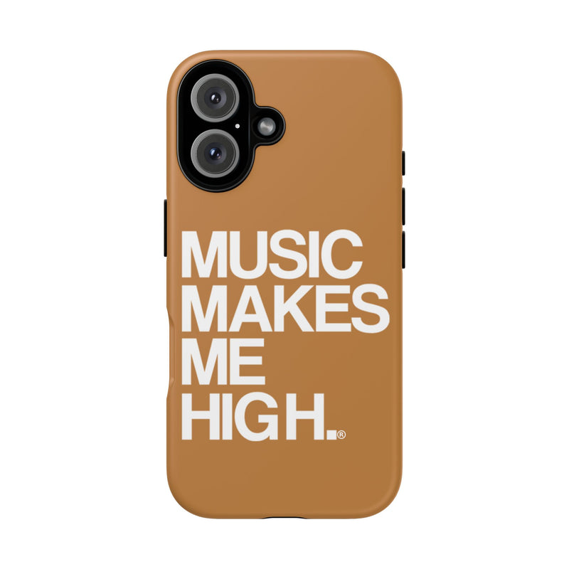 MMMH Classic Phone Case: Light Brown | White