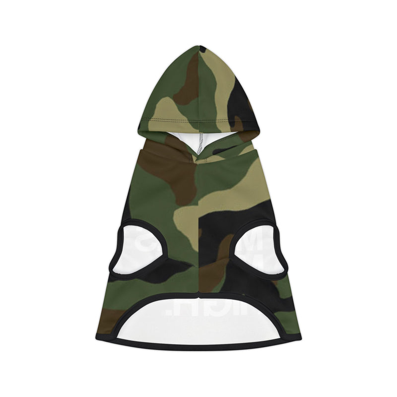 MMMH Pet Hoodie: Camo | White