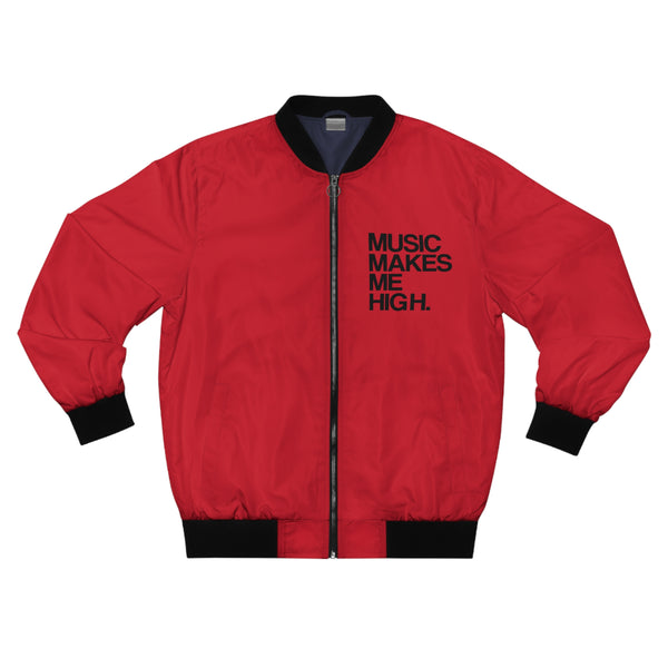 MMMH Bomber Jacket: Dark Red | Black Lettering