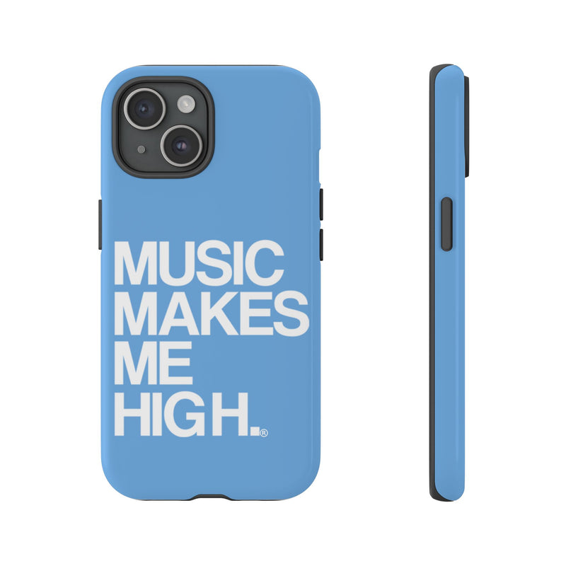 MMMH Classic Phone Case: Light Blue | White