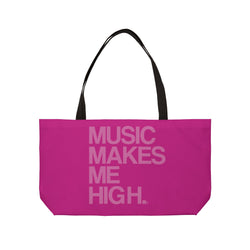 MMMH Weekender Bag (Black Handle): Pink | Light Pink