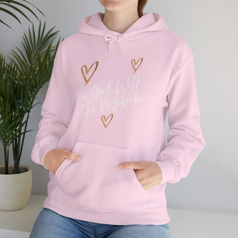 TGWTN Unisex Hoodie: Brown/White | Light Pink