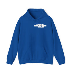 IJTT Unisex Hoodie: AT Strike White | Royal Blue