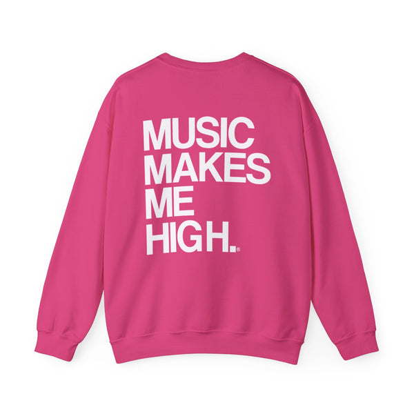 MMMH Unisex Sweatshirt: Heliconia | White Lettering