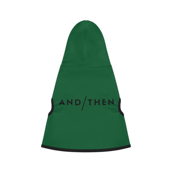 IJTT Pet Hoodie: AT Slash Black | Kelly Green