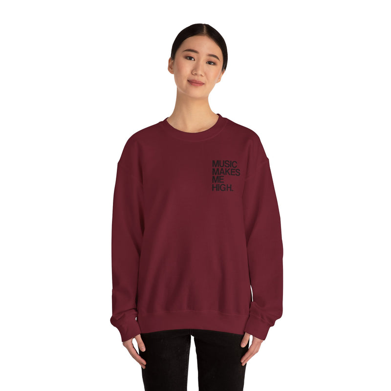 MMMH Unisex Sweatshirt: Garnet | Black Lettering