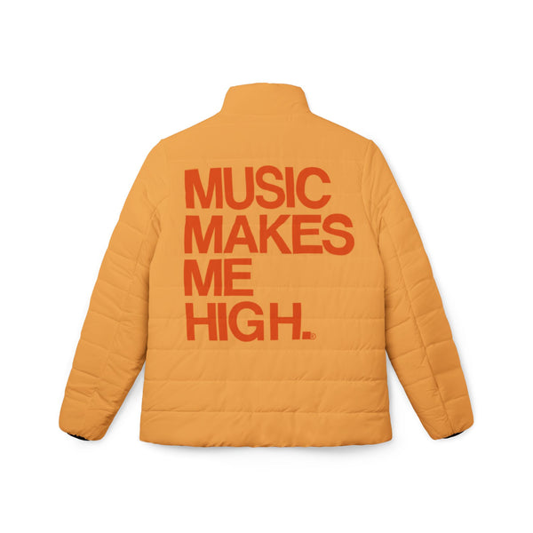 MMMH Women’s Puffer Jacket: Light Orange | Orange